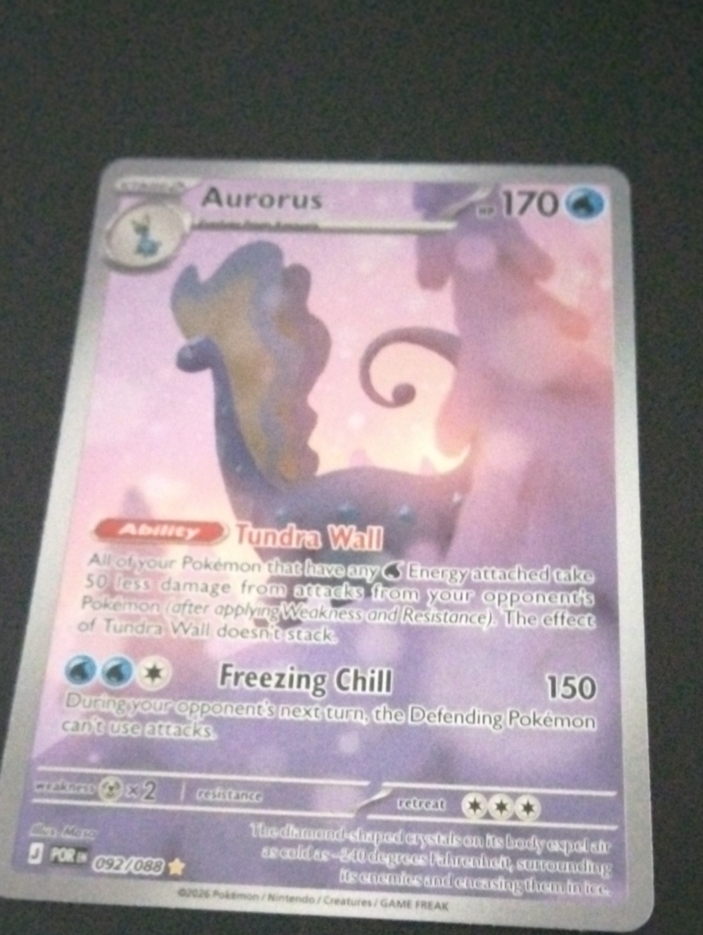 Aurorus illustration Rare